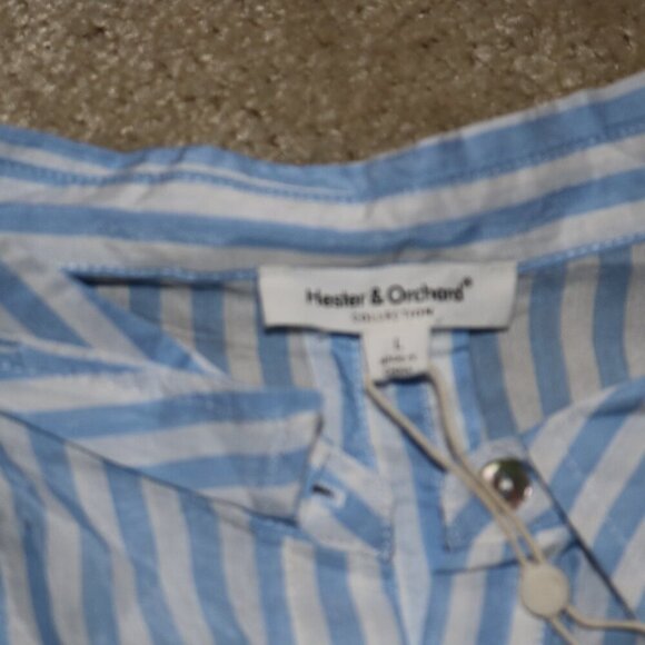 Blue Striped Button Down Shirt - Picture 4 of 5